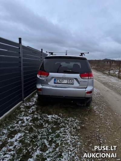 2009 m. Citroen C-Crosser dyzelinis automobilis Šiauliuose parduodamas aukcione nuo 3200 EUR