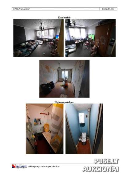 Pusė buto Vainotiškiuose, Kėdainių rajone, pradinė kaina 9600 EUR - Antstolių varžytynės