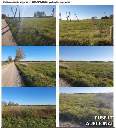 Parduodamas žemės ūkio sklypas Šilutės rajone, Juodžių kaime, 1.4225 ha dalis, pradinė kaina 5120 EUR