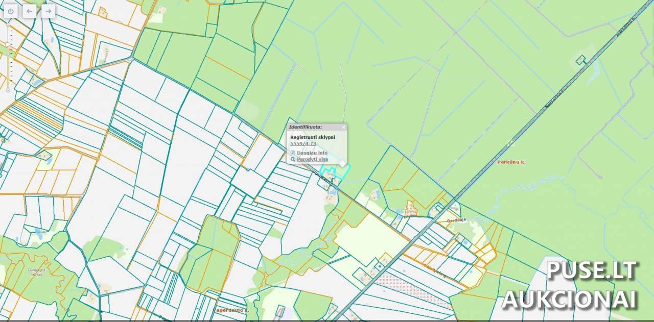 Žemės sklypas Sklypai Perkūnų g., 96215 Klaipėdos r. sav., Lithuania 1
