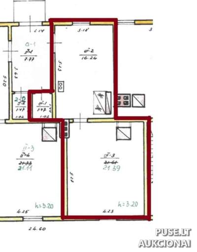 Butas Anykščių rajone, Žiedonių kaime, 700 EUR pradine kaina, kultūros paveldo objektas