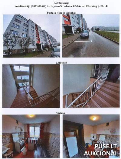 Butas Kėdainiuose, Chemikų g. 20, pradinė kaina 23200 EUR – Vykstančios Antstolių varžytynės