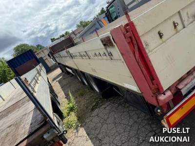 Puspriekabė Krone SDP27 2007-ųjų gamybos aukcione Šiauliuose nuo 3000 EUR
