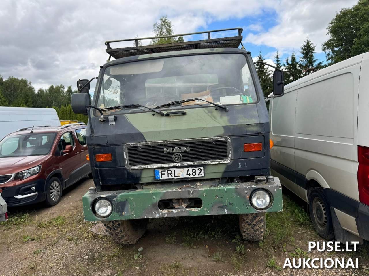 VW-MAN 8.150 Krovininis automobilis nuo 3,5t. iki 12t. 2