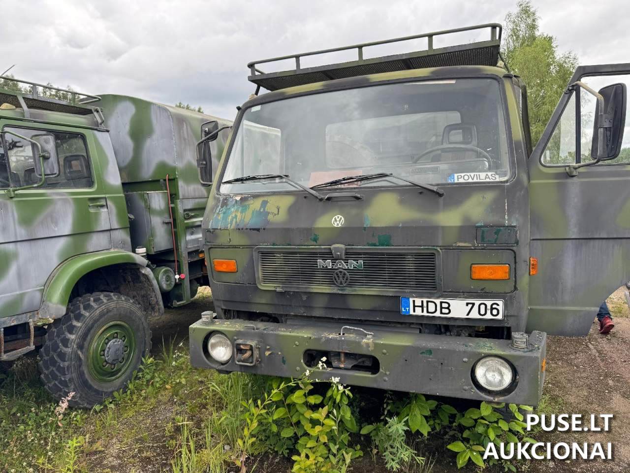 VW-MAN 8.136 Krovininis automobilis nuo 3,5t. iki 12t. 4