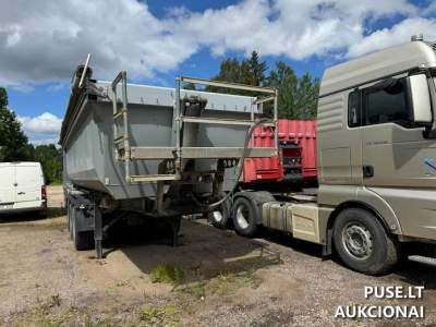 SCHMITZ SKI 24-7.2 priekaba 2008 m. parduodama aukcione Šiauliuose nuo 10000 EUR