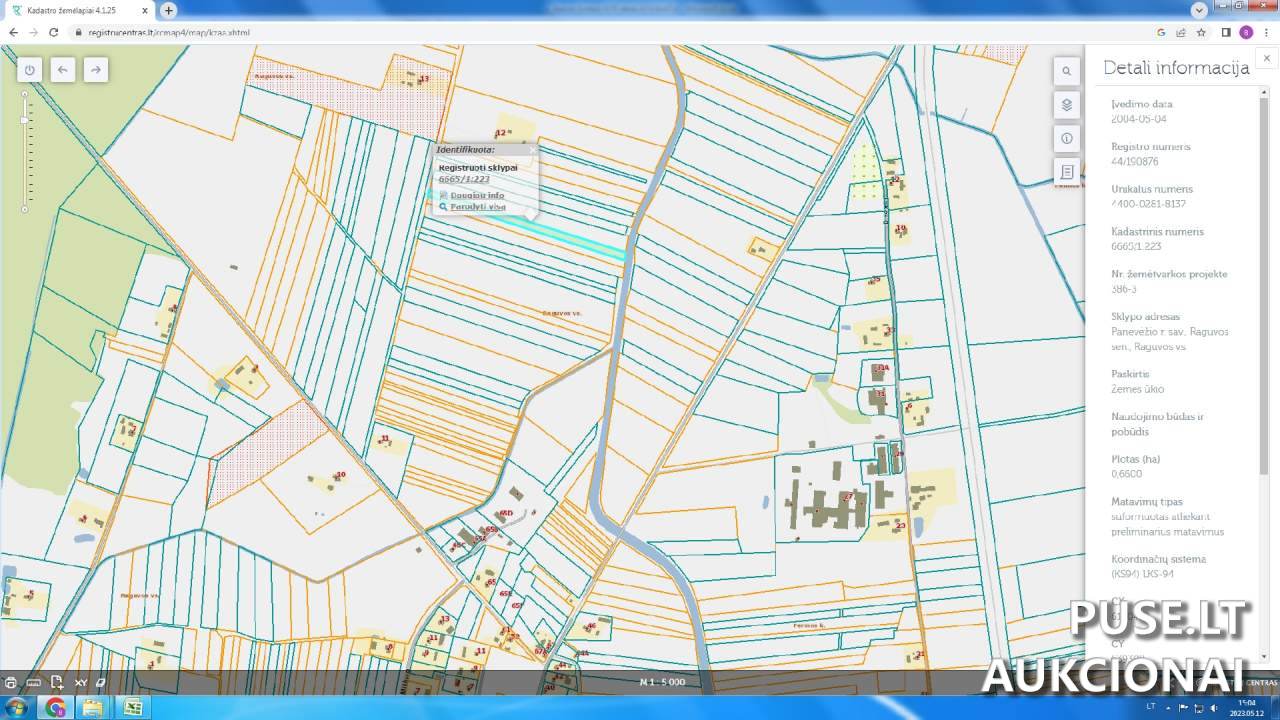 Žemės sklypas Sklypai Raguva, Panevėžys District Municipality, Lithuania 1