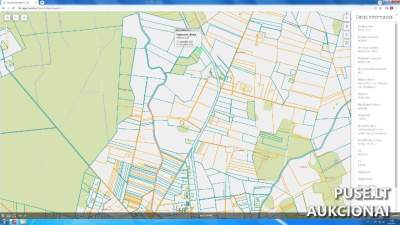 Miškų ūkio paskirties žemės sklypas Panevėžio r. sav., Putiliškių k. 1.00 ha, pradinė kaina 2436 EUR