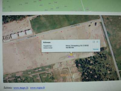 Žemės sklypas Grinapolio g. 30, Vilniuje, 0.1359 ha, viešame aukcione 236000 EUR