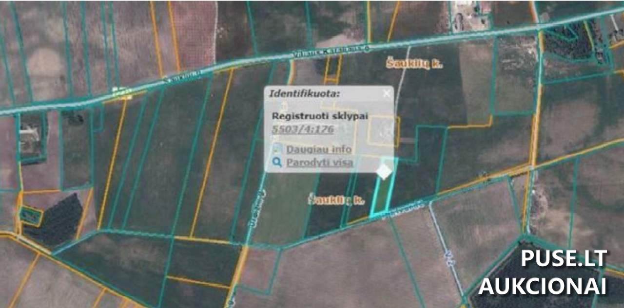 Žemės sklypas Sklypai Šaukliai, 96251 Klaipėda District Municipality, Lithuania 2