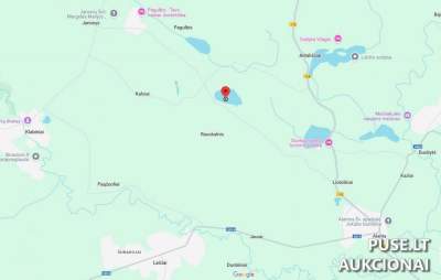 Žemės sklypo dalis Molėtų rajone, Gaidamonų kaime, pradinė kaina 1200 EUR