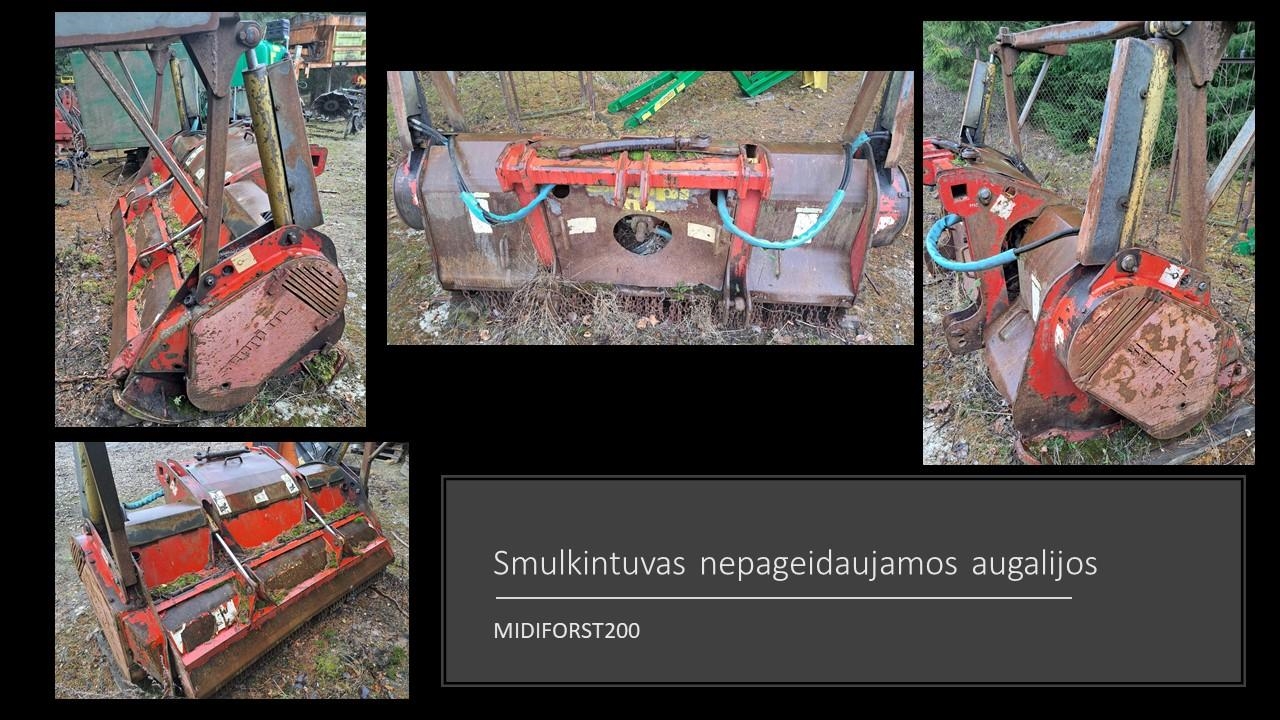 Smulkintuvas nepageid. augal. MIDIFORST200  Inv. Nr. 02-16071158 Kitas turtas 2