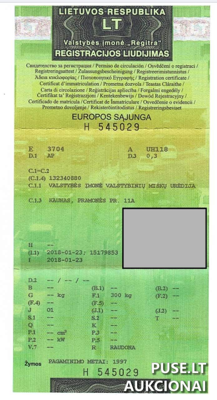 Priekaba (41406-03-40)- AP (UH118) Traktoriai, savaeigės mašinos, priekabos, puspriekabės 6