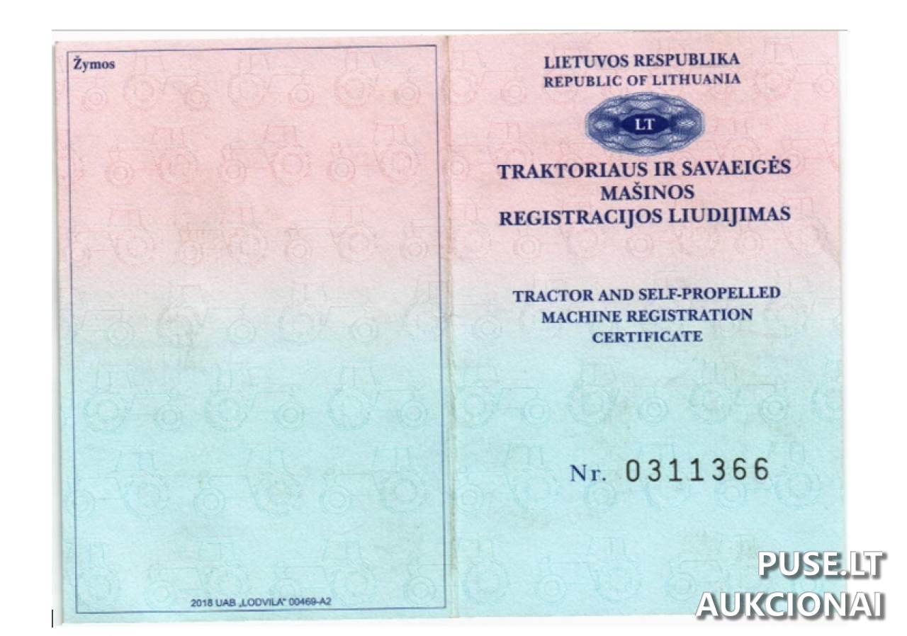 Traktorius MTZ-82 Inv. Nr. 12-2-1 Traktoriai, savaeigės mašinos, priekabos, puspriekabės 6