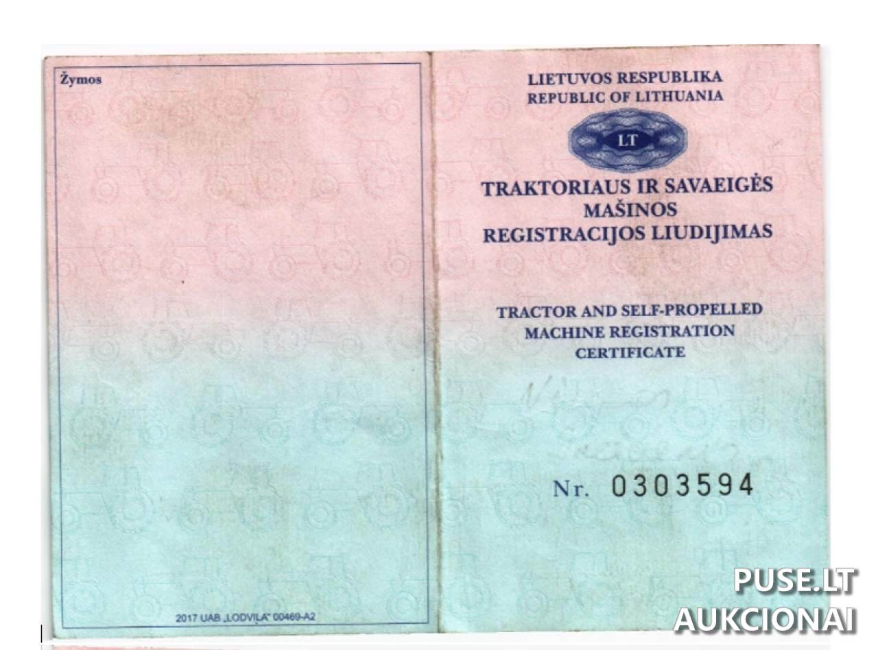 Autogreideris Z SDM, DZ-122 Inv. Nr. 17-0212383 Traktoriai, savaeigės mašinos, priekabos, puspriekabės 8