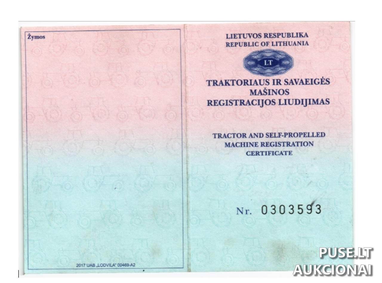 Traktorius CHTZ T-150K Inv. Nr.17-142992 Traktoriai, savaeigės mašinos, priekabos, puspriekabės 9