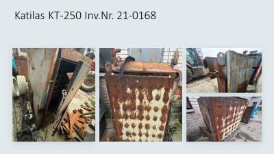 Kieto kuro katilas KT-250 Panevėžyje, pradinė kaina 60 EUR, parduodamas aukcione