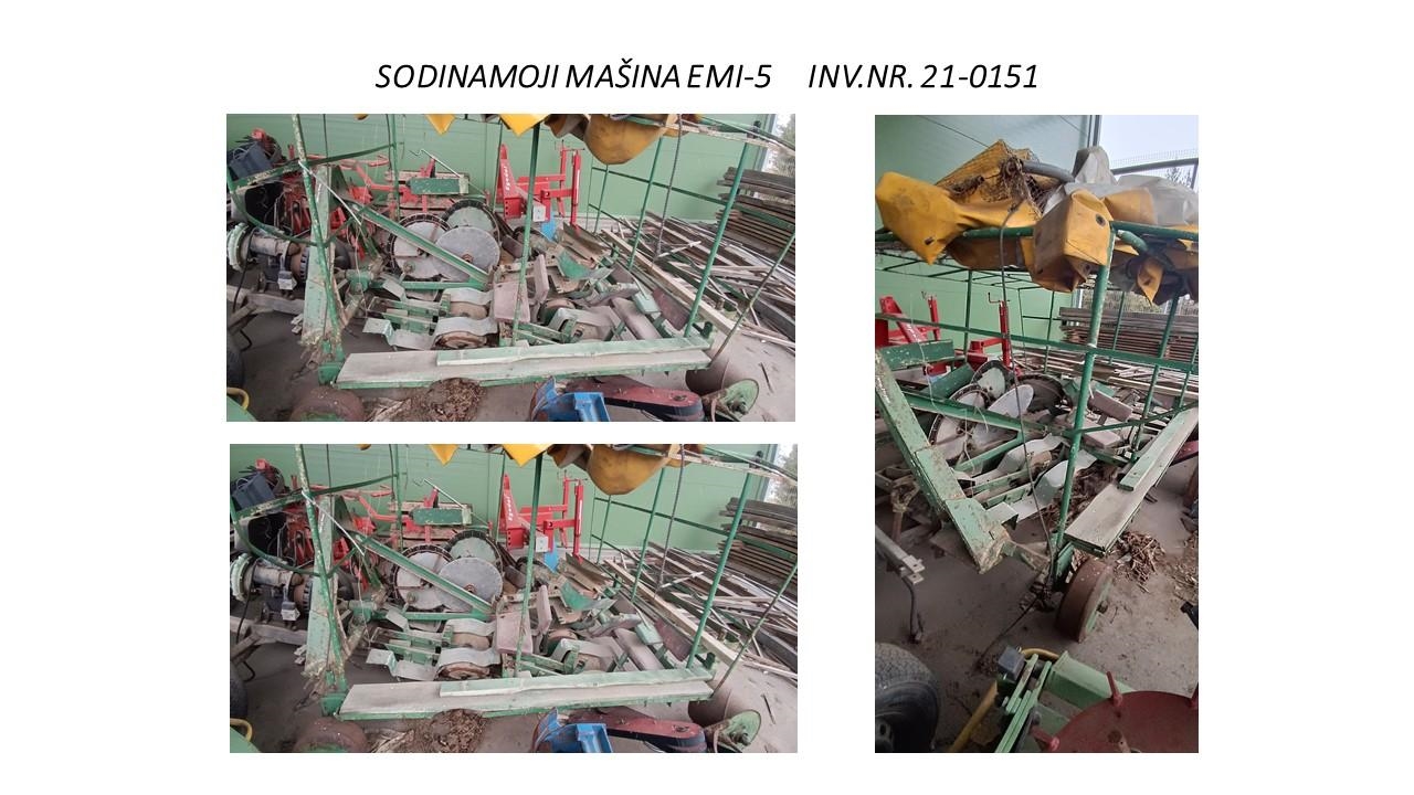 Miško sod. mašina EMI-5 Inv. nr. 21-0151 Traktoriai, savaeigės mašinos, priekabos, puspriekabės 2