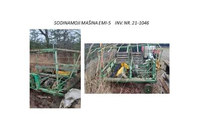 Sodinimo mašina EMI-5 Kaimiškio r. sav. pradinė kaina 90 EUR - Kitas turtas aukcione