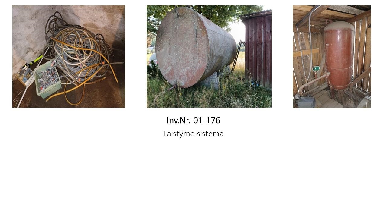Laistymo sistema inv.nr 	01-176 Mašinos ir įrengimai 1