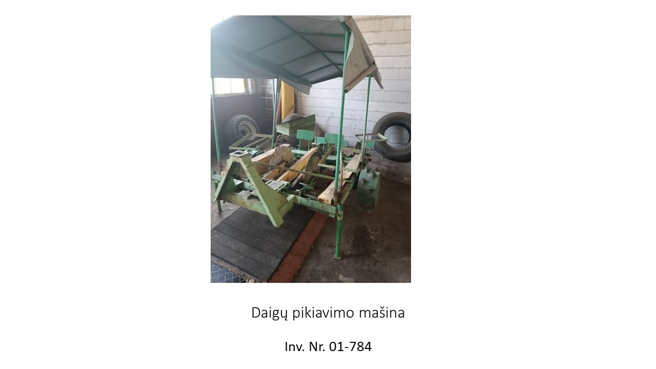 Daigų pikiavimo mašina Inv. nr. 01-784 Kitas turtas 2