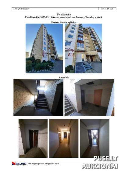 Butas Jonavoje, Chemikų g. 6, pradinė kaina 24000 EUR - Vykstantys antstolių varžytynės