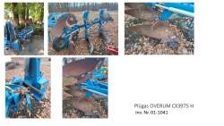Kitas turtas - Plūgas OVERUM CX3975 H Inv. nr. 01-1041