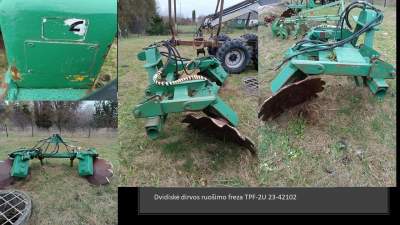 Parduodama dirvos ruošimo freza TPF-2U aukcione nuo 320 EUR