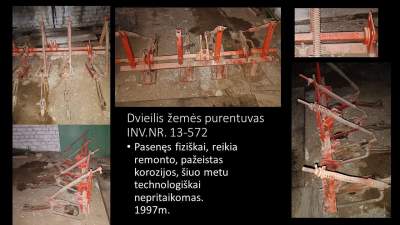 Dvieilis žemės purentuvas parduodamas aukcione, pradinė kaina 90 EUR, Kėdainiuose