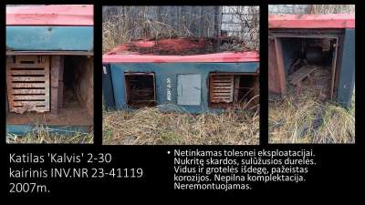 Pakartotinis katilo Kalvis 2-30 kairinis aukcionas nuo 90 EUR