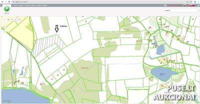 5 8 ha žemės ūkio sklypas Trakų rajone, Gojaus kaime, pradinė kaina 44000 EUR