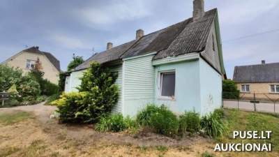 Gyvenamasis namas Joniškio rajone, Žagarėje, Vilniaus g. 48, parduodamas aukcione už 4480 EUR