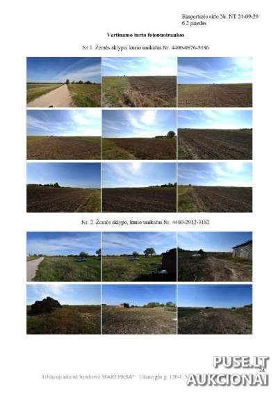 Žemės ūkio paskirties sklypas Lazdijų rajone, Vartų kaime, 0.7917 ha, pradinė kaina 2664 EUR