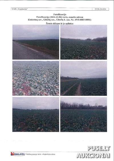 Žemės sklypas Elektrėnų sav., Gilučių k., pradinė kaina 10960 EUR – Pirmosios kategorijos sklypai