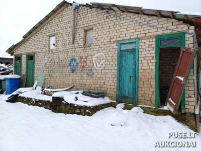 1/2 dalis buto Zarasų rajone, Naršėnuose, Sodų g. 17 - 1400 EUR pradinė kaina