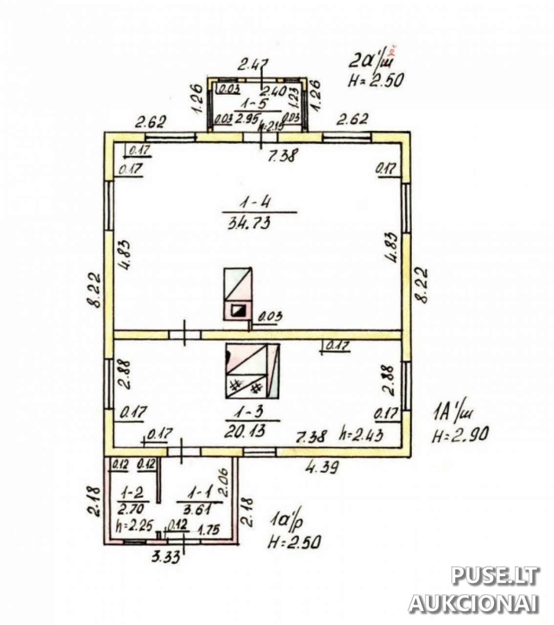 Gyvenamasis namas Pastatai Šešuvos g. 3, 56100 Beištrakiai, Lithuania 1