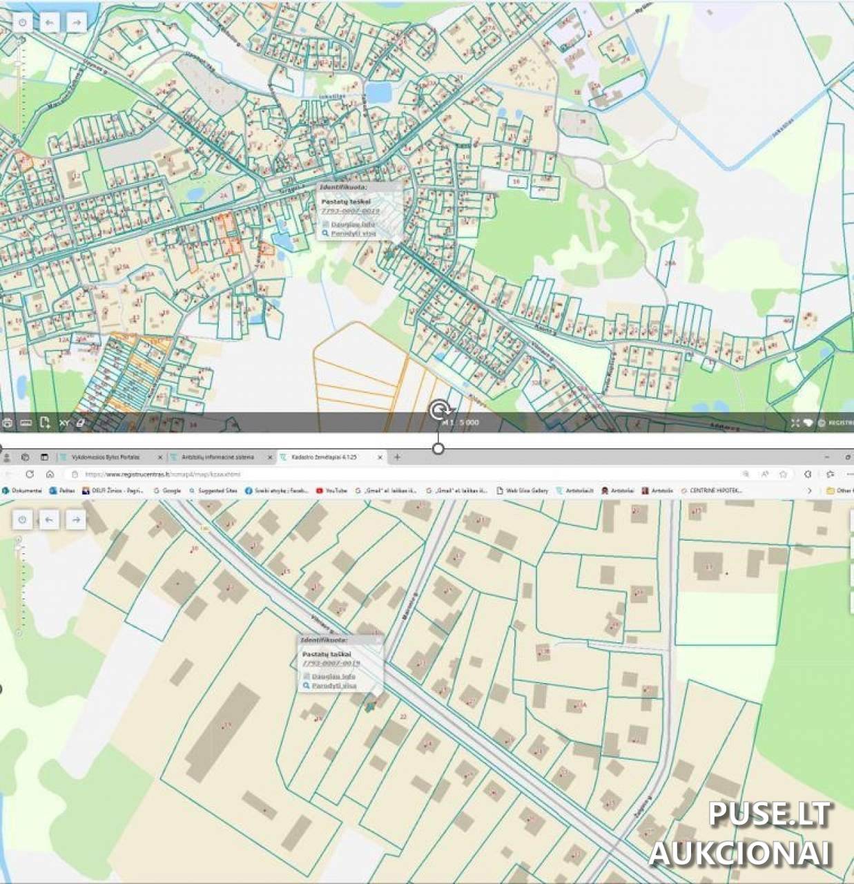 Žemės sklypas Sklypai Vilniaus g. 20, 73436 Skaudvilė, Lithuania 1