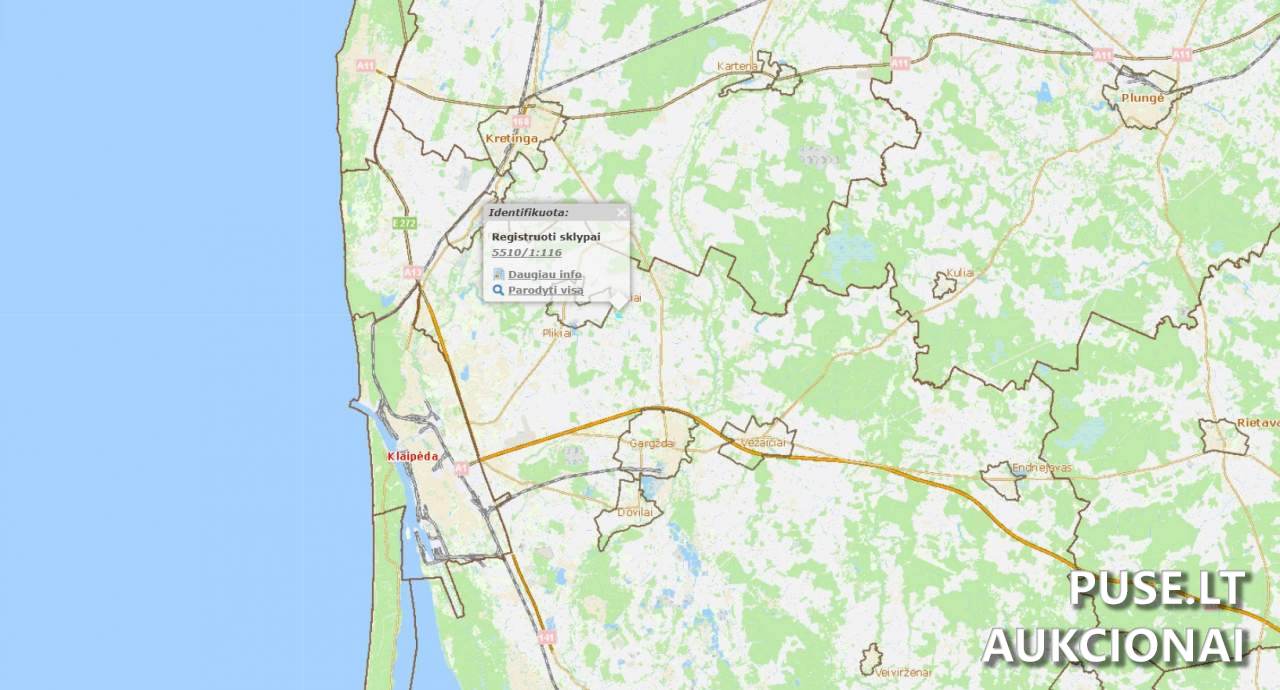 Žemės sklypas Sklypai Pasienio g. 53, 92399 Šatriai, Lithuania 3