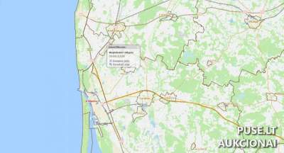 Žemės sklypas Klaipėdos rajone, Šatrių kaime, 0.71 ha, mažaaukščių namų statybai 7840 EUR