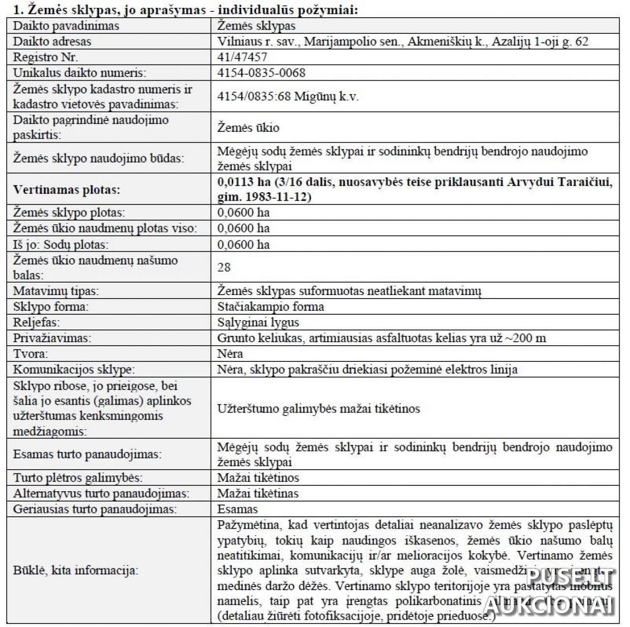 Žemės sklypas Sklypai Azalijų 1-oji g. 62, 13244 Akmeniškės, Lithuania 2