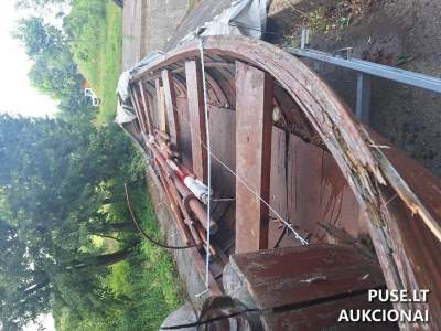 Pramoginis irklinis burinis laivas Vikingas 200 EUR pradinė kaina Alytaus rajone