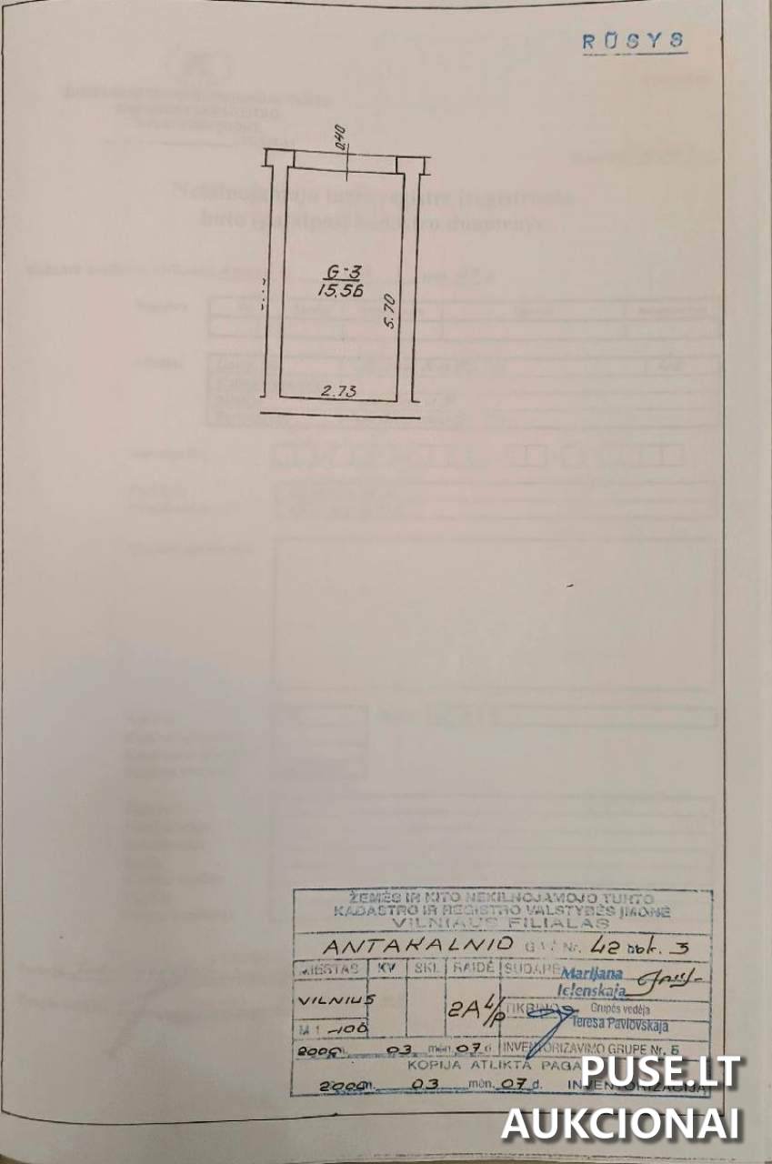 Administracinės-komercinės patalpos Patalpos/Butai Antakalnio g. 42, 10306 Vilnius, Lithuania 1