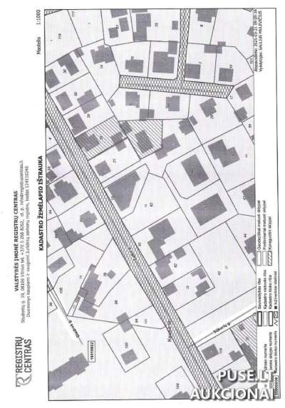 Žemės sklypas su griuvėsiais Kaune, Žaibo g. 19, pradinė kaina 112803 EUR