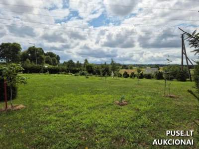 Valstybinės žemės sklypo aukcionas Viešvilėje, Jurbarko r. sav., pradinė kaina 1161 EUR