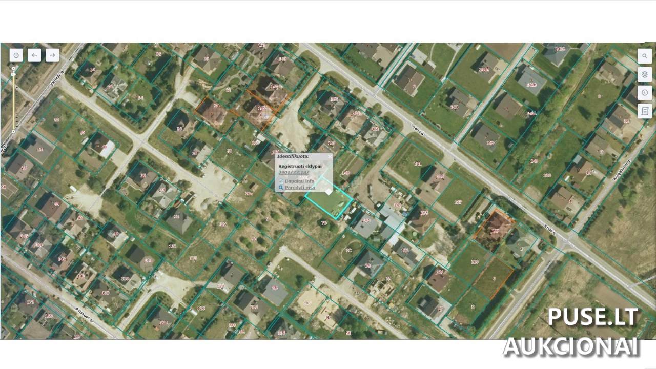 Žemės sklypas Sklypai Sodo g. 147, Šiauliai, 76186 Šiaulių m. sav., Lithuania 1