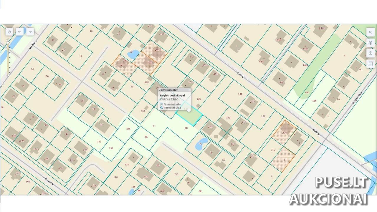 Žemės sklypas Sklypai Sodo g. 147, Šiauliai, 76186 Šiaulių m. sav., Lithuania 2