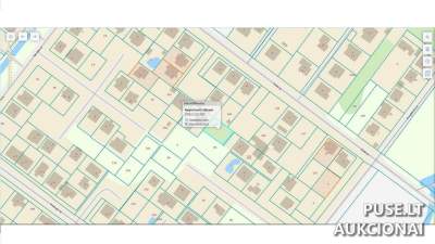 1/2 dalis sodo sklypo Šiauliuose, Sodo g. 147, pradinė kaina 3040 EUR