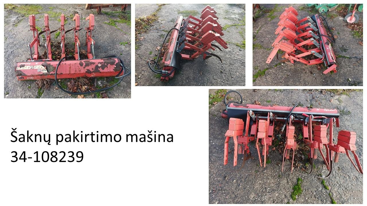 Šakų pakirtimo mašina	Inv. nr. 34-108239 Mašinos ir įrengimai 2