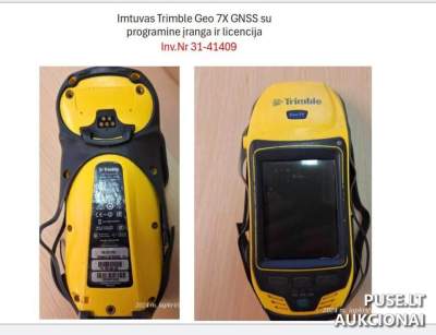 Parduodamas imtuvas Trimble Geo 7X GNSS su programine įranga aukcione, pradinė kaina 1030 EUR