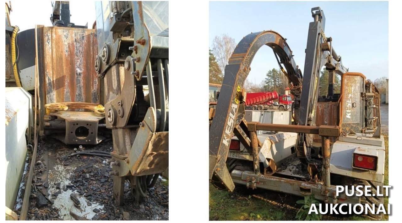 Mobilus malkinės medienos ir kirtimo atliekų smulkintuvas (kapoklė) Kesla C645T  Inv. nr. 31-41390 Kitas turtas 3